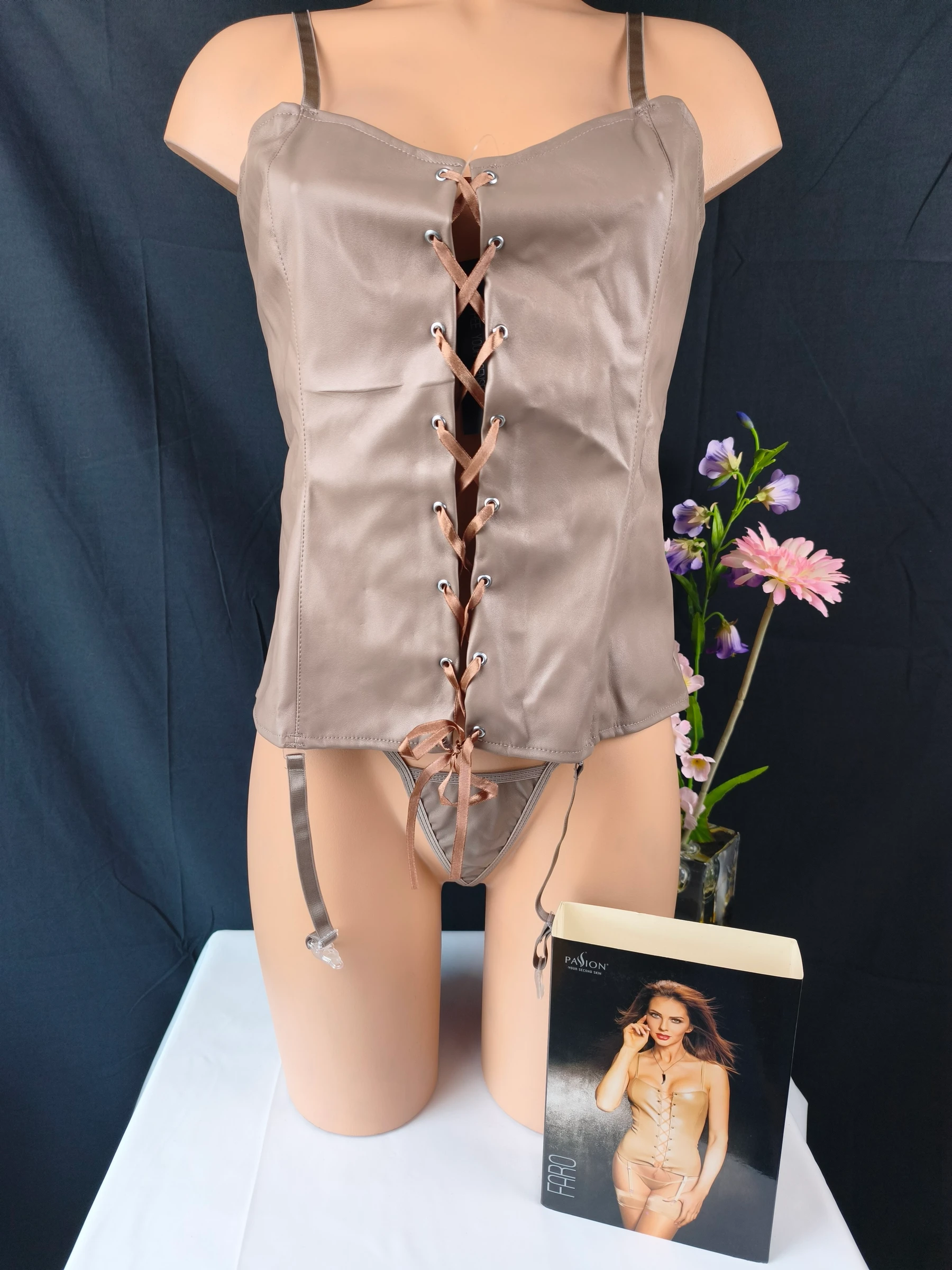 Conjunto de 2 piezas tipo cuero Taupe – Nuevo Talla L/XL – photo 10